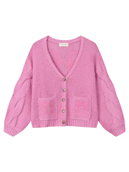 Another Cotton Lab Kardigan / eosin pink