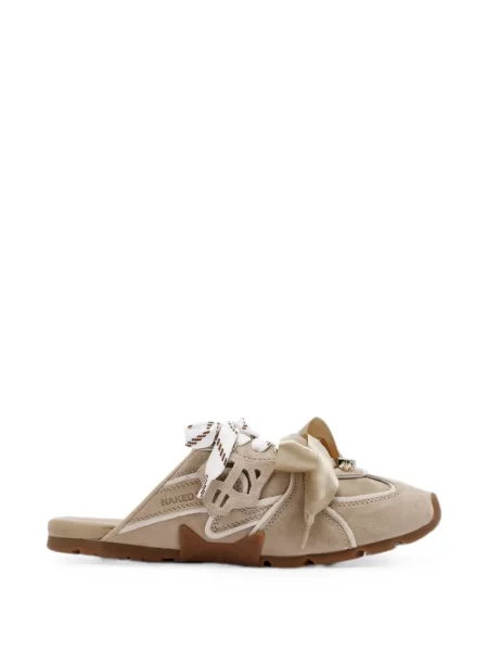 Pantofi loafer Naked Wolfe cu funde cu șireturi din dantelă