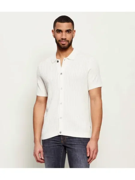 Joop! Cardigan Tristao | mercerizat alb