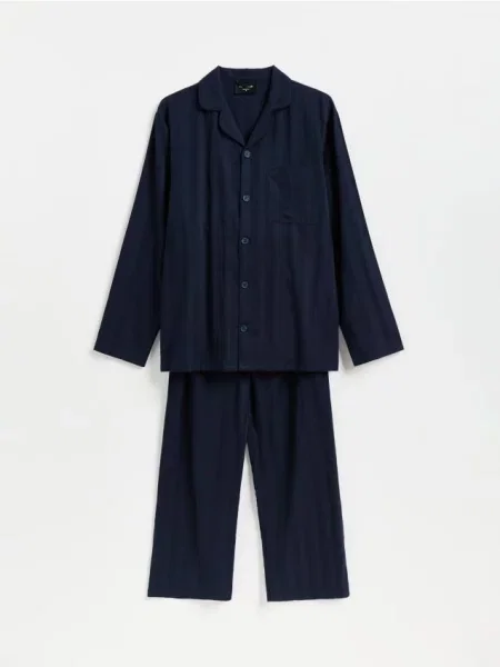 Reserved Pijama din două piese din bleumarin