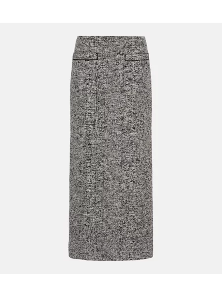 Fustă tip creion Oscar De La Renta gri