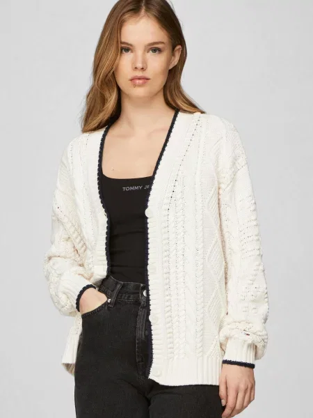 Кардиган Tommy Jeans белый