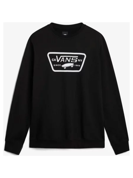 Bluza Vans Full Patch III Crew czarny czysty M biały