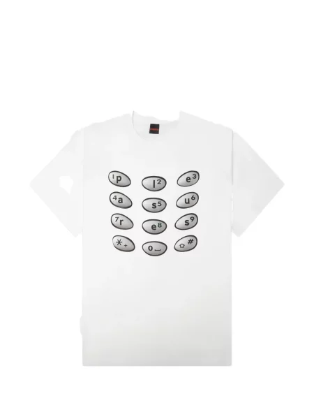 Tricou Pleasures cu imagine alb