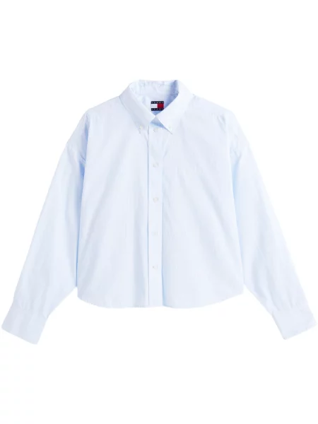 Tommy Jeans Košulja Svijetloplava plava