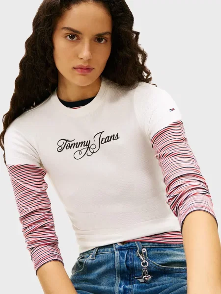 Футболка Tommy Jeans біла