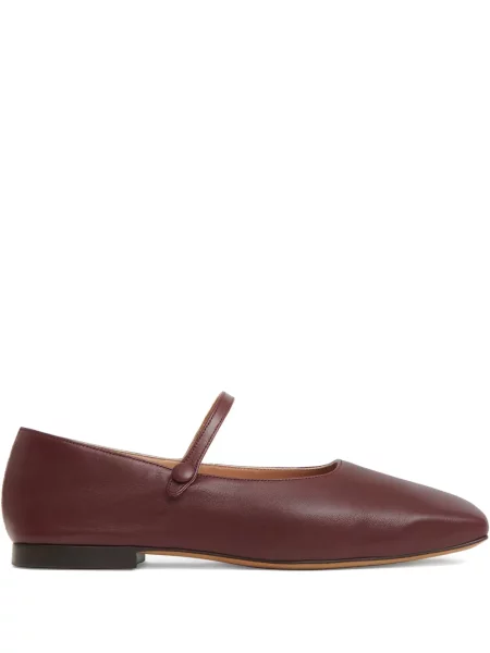 Балеринки Mansur Gavriel с квадратен връх червено