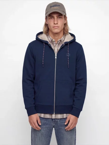 Jack & Jones Premium Hanorac JPRBLUMASON închis albastru