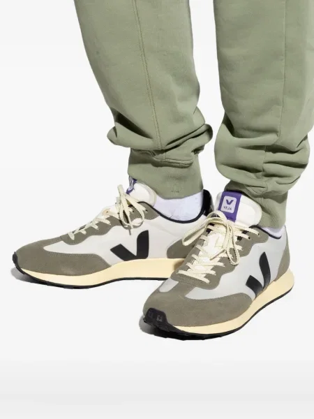 Sneakerși Veja din piele de căprioară verde