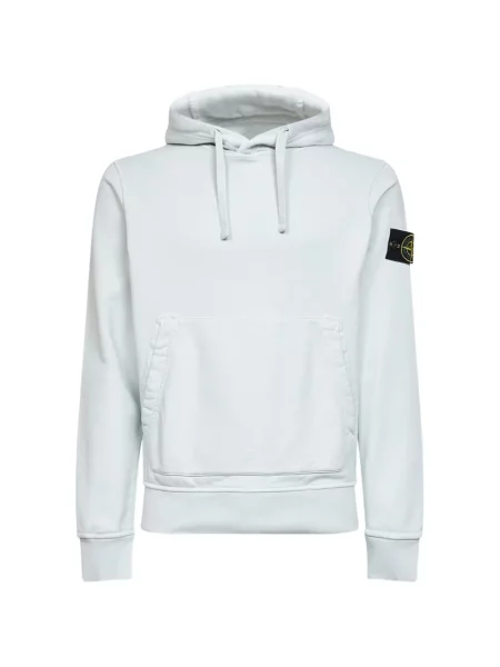 Hanorac cu glugă Stone Island cu strasuri albastru