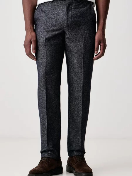 PS Paul Smith pantaloni de costum pentru bărbați cu amestec de lână albastru