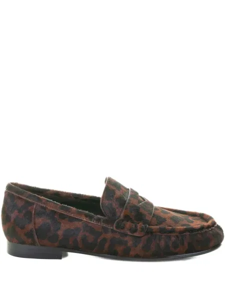 Leopardí loafers Bibi Lou s potiskem hnědé