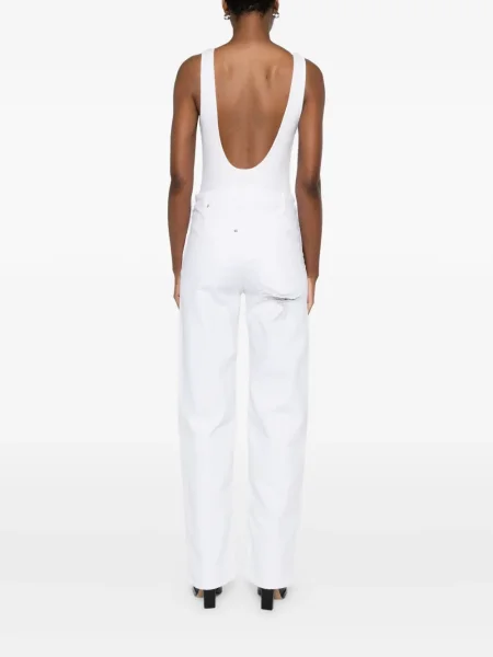 Pantaloni Medeea alb