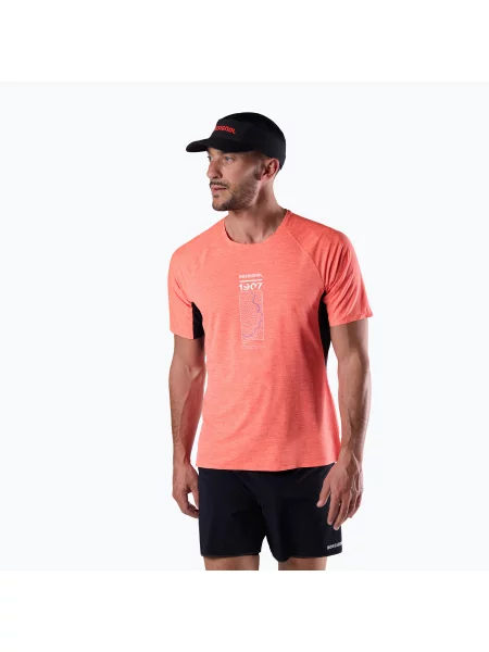 Tricou de alergare pentru bărbați Rossignol Sapa Ultra Tee neon red roșu