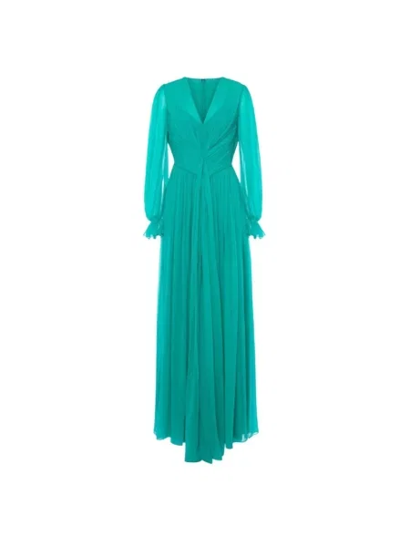 Sukienka Alberta Ferretti zielona