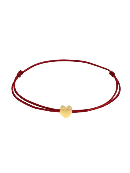 ELLI Zapestnica zlata / vinsko rdeča