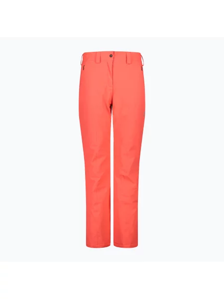 Pantaloni de schi pentru femei CMP red fluo roșu