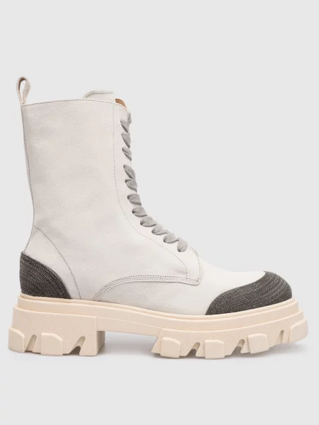 Замшевые ботинки Babe Pay Pls серые