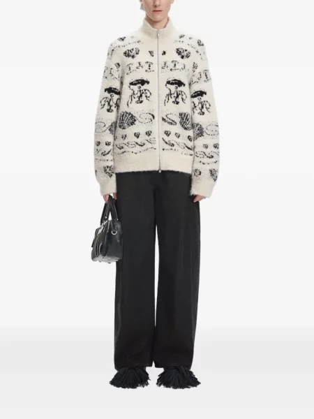 Cardigan Jnby tricotate alb