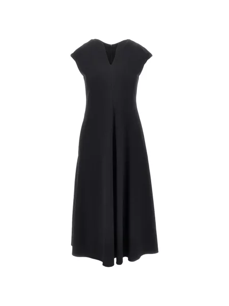 Rochie Emporio Armani cu decolteu în V negru