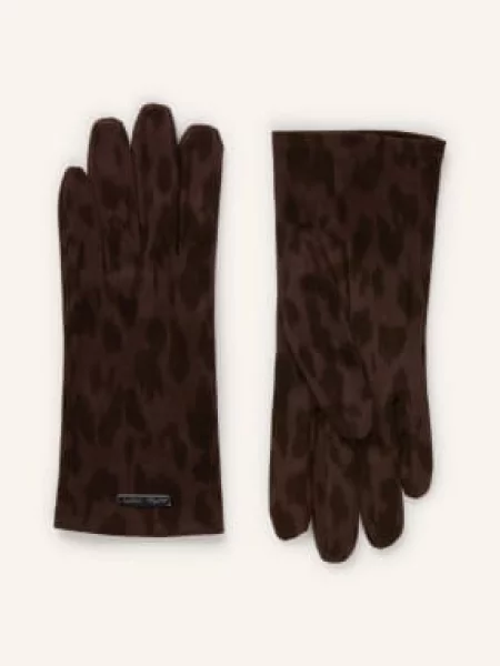 Marc Cain Rukavice seal brown hnědé