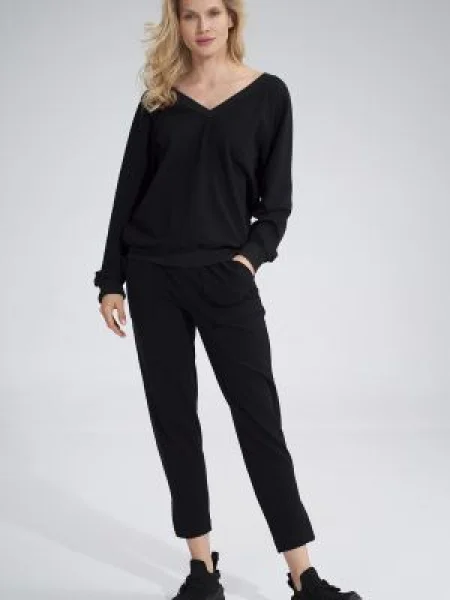 Pantaloni Figl negru
