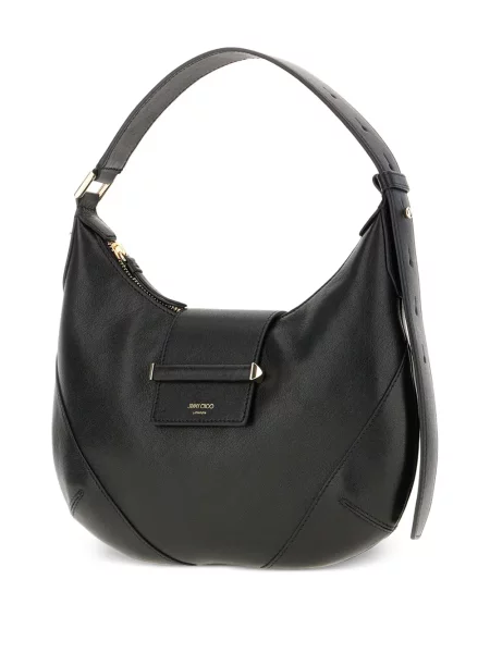 Geanta de piele Jimmy Choo din piele negru