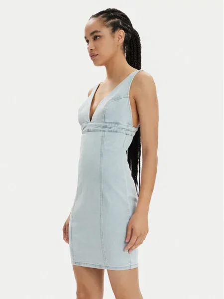 Jeans obleka Guess modra
