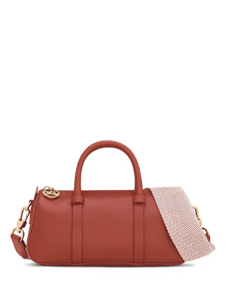 Geantă shopper Longchamp din piele maro