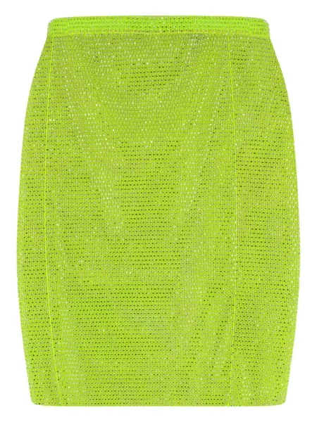 Fusta mini Santa Brands de cristal verde