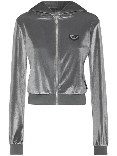 Hanorac cu glugă Philipp Plein gri