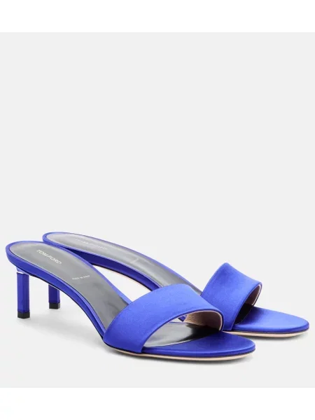 Satenaste mules Tom Ford vijolična