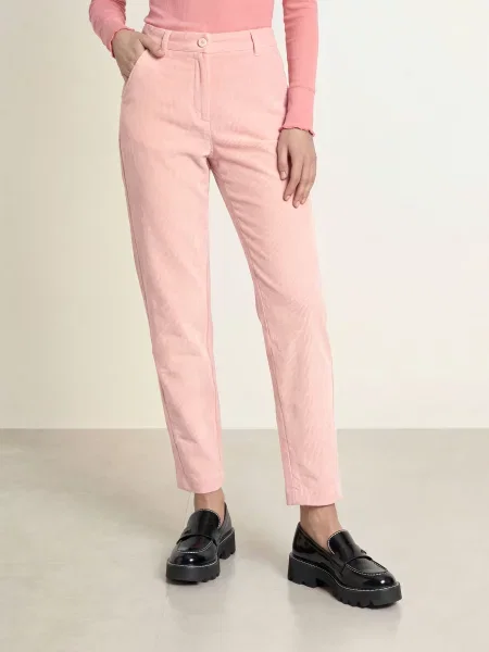 Marc Cain Kordové Kalhoty Ruma warm rose růžové