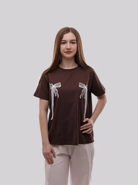 Футболка Lumo коричневая