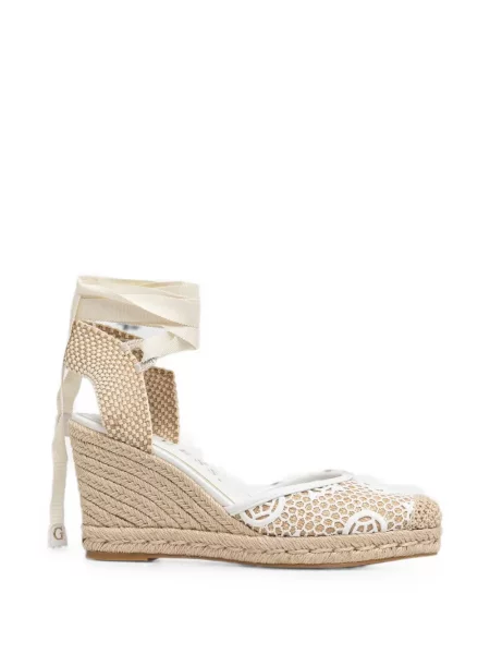 Espadrile Guess tricotate cu pană