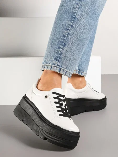 Sneakers Tuliri cu negru alb