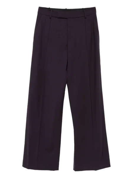 Pantaloni Federica Tosi plisate violet