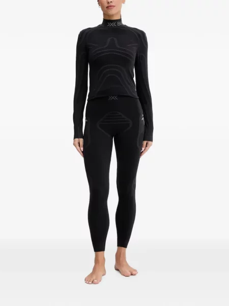 Top X-bionic cu imagine negru