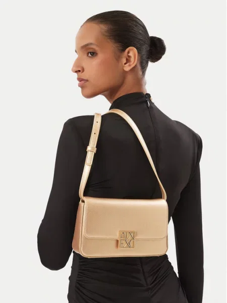 Torbica Armani Exchange Zlatna