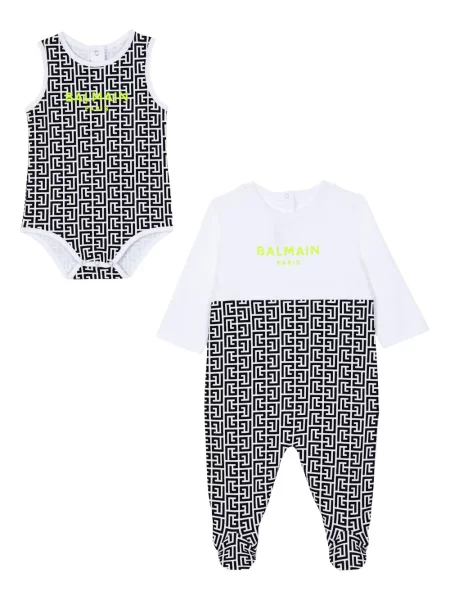 Piżama dziecięca Balmain czarna