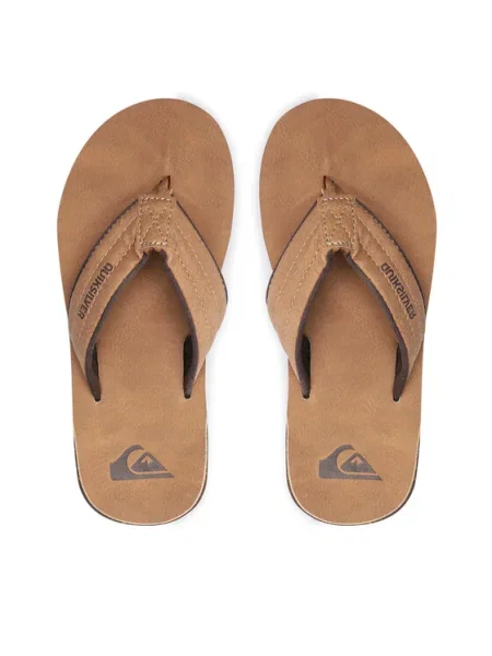 Sandale Quiksilver din nubuc maro