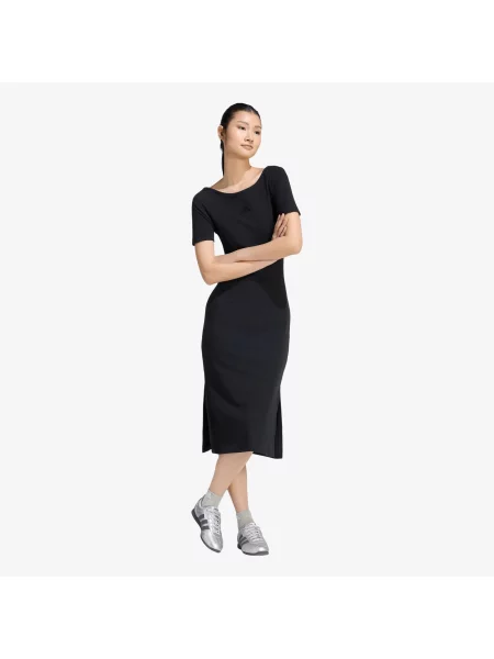 Sukienka adidas W Ak Sl Rib Dre Black XL czarna