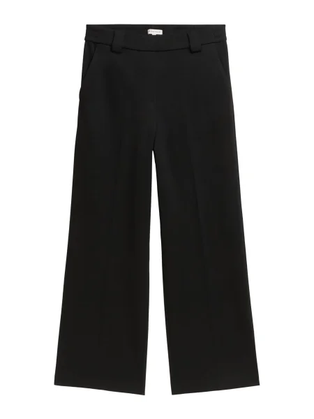 TOM TAILOR Pantaloni cu dungă negru