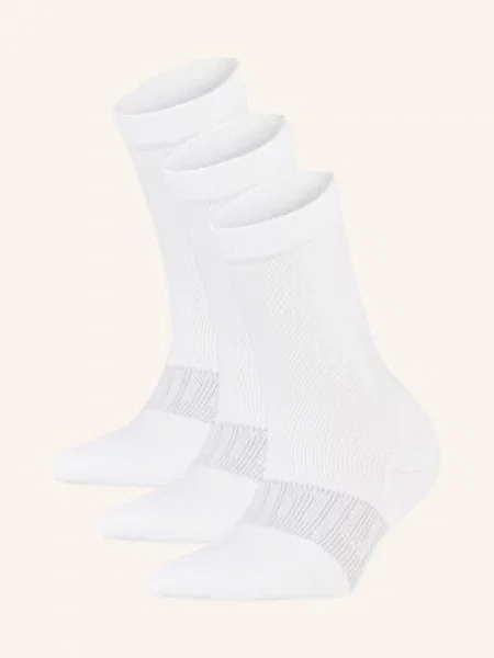 Lululemon Skarpety Sportowe Power Stride Crew 3 Pary weiss białe