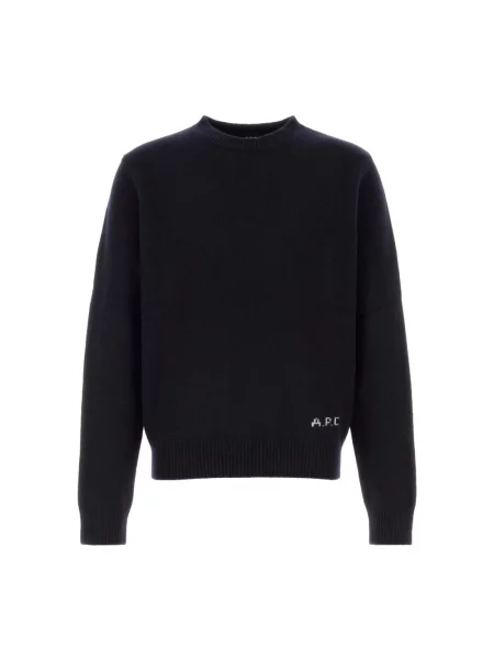 Sweter A.p.c. wełniany granatowy