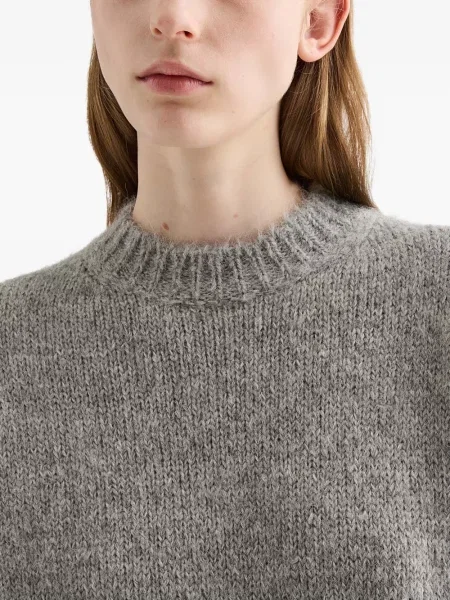 Pulover Jil Sander de lână gri