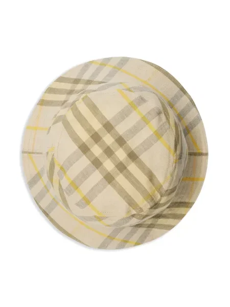 Lininė pledinė skrybėlė Burberry