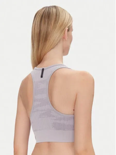 Emporio Armani Sportovní podprsenka fialová