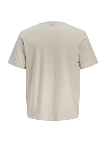 JACK & JONES Tričko JJHONOLULU krémová / svetlomodrá / čierna biela