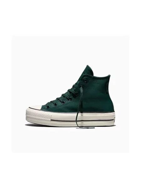 Pantofi Converse cu platformă verde
